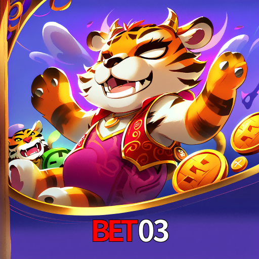 Imagem promocional da Bet03 mostrando a plataforma e suas vantagens